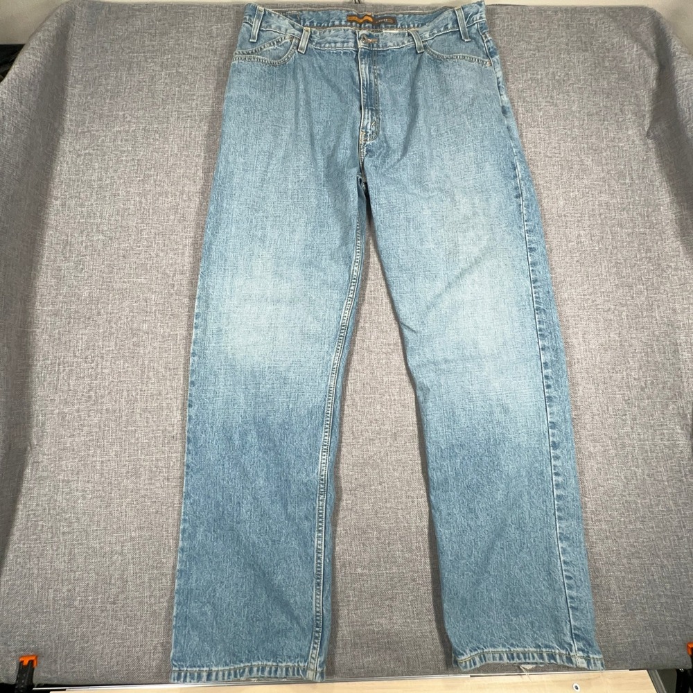 Vintage Y2K SilverTab Jeans Mens 38x34 Relaxed Fit Straight Leg Levi's Denim